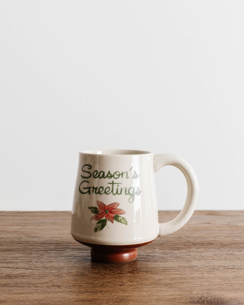 Retro Holiday Greeting Mug - Lone Fox