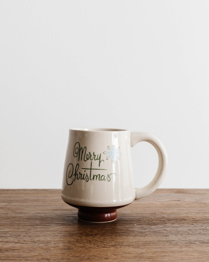 Retro Holiday Greeting Mug - Lone Fox