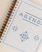 Retro Tile Undated Planner / Agenda - Lone Fox