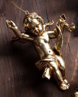 Rococo Golden Cherub Ornaments (Set of 3) - Lone Fox