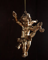Rococo Golden Cherub Ornaments (Set of 3) - Lone Fox