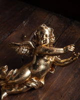 Rococo Golden Cherub Ornaments (Set of 3) - Lone Fox