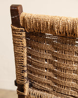 Rope & Beech Wood Armchair by Erich Dieckermann, 1950's - Lone Fox