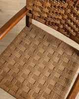 Rope & Beech Wood Armchair by Erich Dieckermann, 1950's - Lone Fox