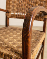 Rope & Beech Wood Armchair by Erich Dieckermann, 1950's - Lone Fox