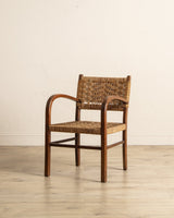 Rope & Beech Wood Armchair by Erich Dieckermann, 1950's - Lone Fox