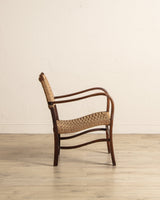 Rope & Beech Wood Armchair by Erich Dieckermann, 1950's - Lone Fox