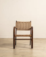 Rope & Beech Wood Armchair by Erich Dieckermann, 1950's - Lone Fox