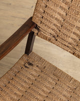 Rope & Beech Wood Armchair by Erich Dieckermann, 1950's - Lone Fox