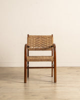 Rope & Beech Wood Armchair by Erich Dieckermann, 1950's - Lone Fox