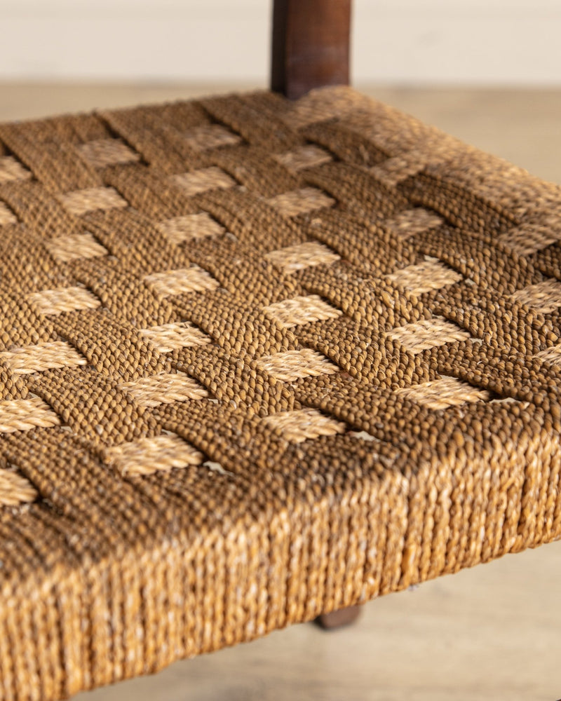 Rope & Beech Wood Armchair by Erich Dieckermann, 1950's - Lone Fox