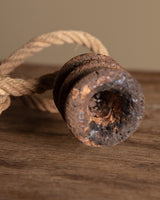 Rope Candleholder by Audoux & Minet, France, 1950's - Lone Fox