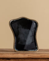 Rope Edge Brass Tabletop Vanity Mirror, Italy, 1950's - Lone Fox