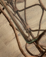 Rope & Glass Magazine Side Table by Auduox Minnet, France, 1960's - Lone Fox