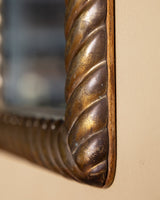 Rope-Twist Gilt Wall Mirror, Italy, Early 20th Century - Lone Fox