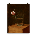 "Rose in Glass" Art Print - Lone Fox