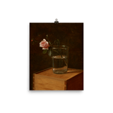 "Rose in Glass" Art Print - Lone Fox
