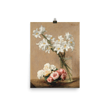 "Roses and Lilies" Art Print - Lone Fox