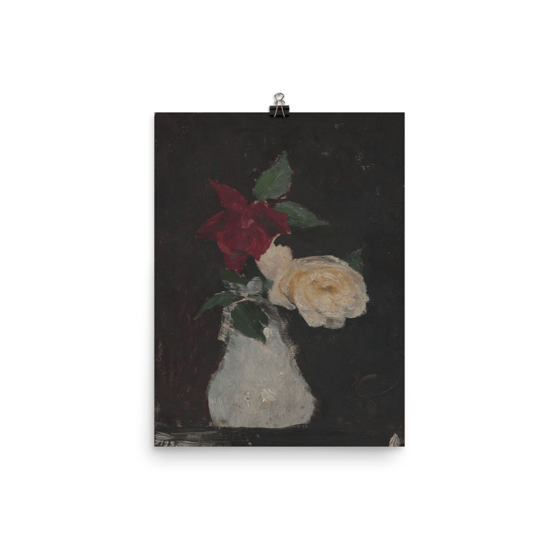 "Roses in a vase" Art Print - Lone Fox