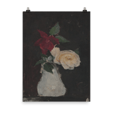 "Roses in a vase" Art Print - Lone Fox