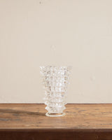 Rostrato Murano Blown Glass Vase by Ercole Barovier, Italy, 1940s - Lone Fox