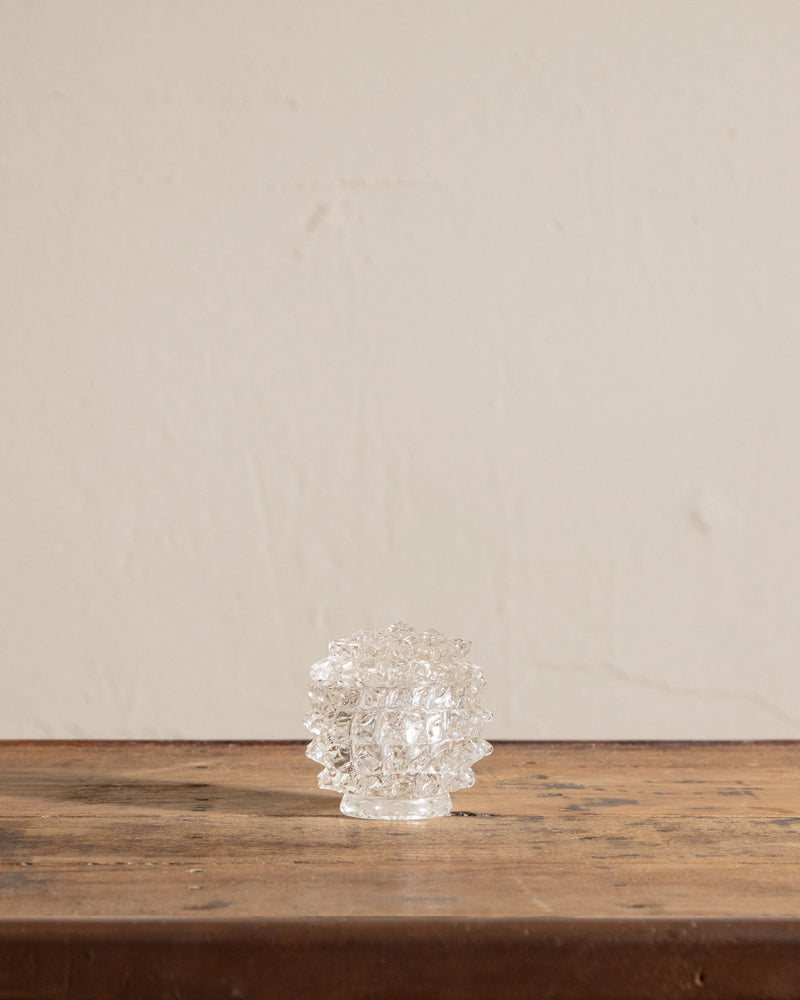 Rostrato Murano Glass Jar w/ Lid by Ercole Barovier, 1940's - Lone Fox
