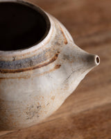 Round Studio Pottery Tea Pot, Signed - Lone Fox