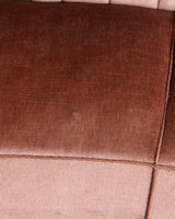 Rounded Back Pink Mohair Tufted Sofa w/ Bun Feet, Sweden, 1960's - Lone Fox