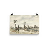 "Route de Saint - Germain" Art Print - Lone Fox