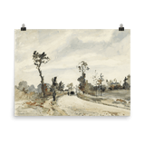 "Route de Saint - Germain" Art Print - Lone Fox