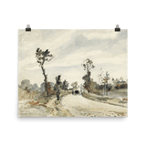 "Route de Saint - Germain" Art Print - Lone Fox