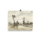 "Route de Saint - Germain" Art Print - Lone Fox