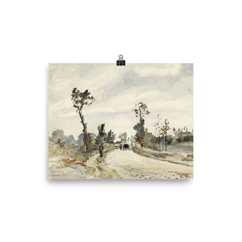 "Route de Saint - Germain" Art Print - Lone Fox