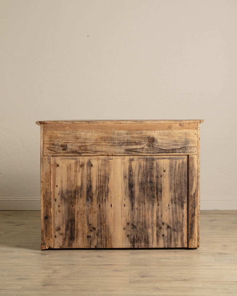 Rustic Aged European Pine Cabinet - Lone Fox