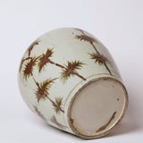 Rustic Copper Glazed Porcelain Bamboo Jar - Lone Fox