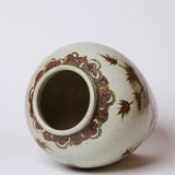 Rustic Copper Glazed Porcelain Bamboo Jar - Lone Fox