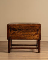 Rustic Drop-Leaf Table w/ Drawers, France, 19th Century - Lone Fox