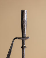Rustic Hand-Forged Fireplace Tool Set, France, 1930s - Lone Fox