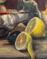 Rustic Vegetable Still Life Oil Painting, Italy, 1970s - Lone Fox