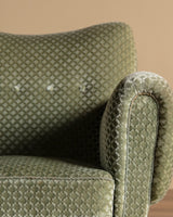 Sage Green Danish Lounge Chair Manner of Mogens Lassen, 1940's - Lone Fox