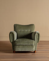 Sage Green Danish Lounge Chair Manner of Mogens Lassen, 1940's - Lone Fox