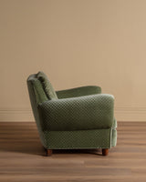 Sage Green Danish Lounge Chair Manner of Mogens Lassen, 1940's - Lone Fox