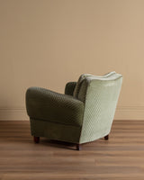 Sage Green Danish Lounge Chair Manner of Mogens Lassen, 1940's - Lone Fox