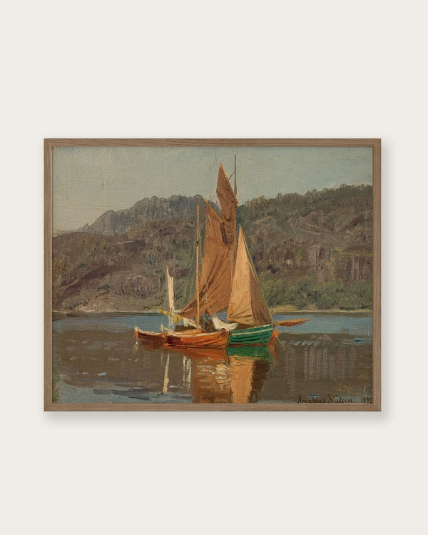 "Sailing in Notlag" Art Print - Lone Fox