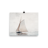 "Sailing off Gloucester" Art Print - Lone Fox