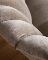 Scandinavian Sculpted Wingback Sofa in Otter Mohair, 1950s (2 available) - Lone Fox