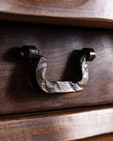Sculptural Brutalist Elm Sideboard by Olavi Hanninen, Finland, 1950's (2 available) - Lone Fox