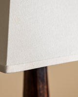 Sculptural Curved Wood Table Lamp, American, 1940s - Lone Fox