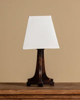 Sculptural Curved Wood Table Lamp, American, 1940s - Lone Fox