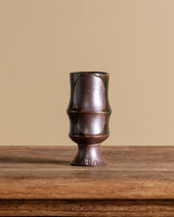 Sculptural Footed Studio Pottery Vase, Japan, Mid-Century - Lone Fox